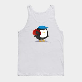 Jimmy Penguin goes to school Tank Top